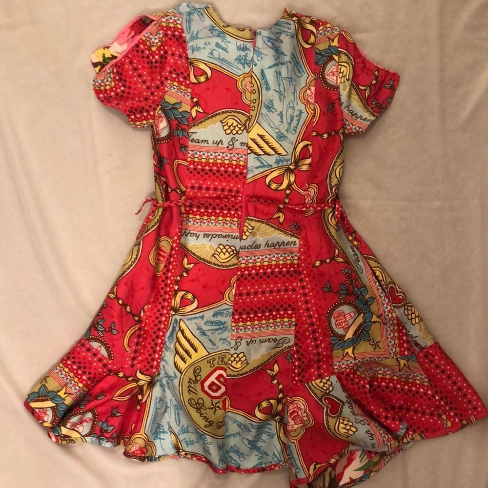 Oilily girls kids dress     100% silk - Picture 4 of 8
